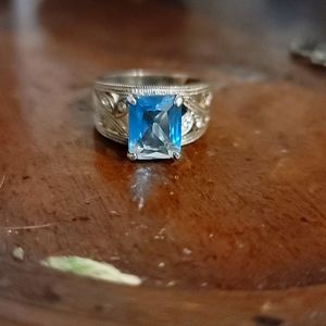 Grandidierite and diamond ring.